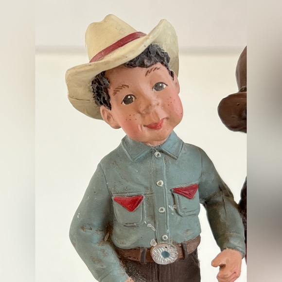 Sarah’s Attic Figurine Sally Booba and Jack Boy Saturday Night Roundup 1994 - Picture 10 of 16